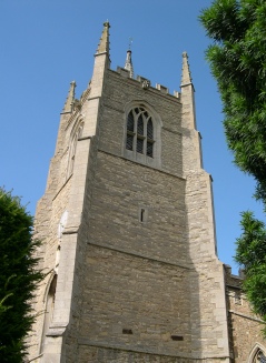 Tower of Great Barford Church