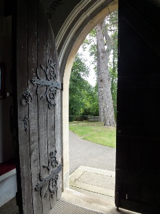 Entrance to Maulden Church.