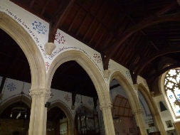 Archways in Maulden Church. 