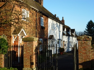Gated street in Wootton. 