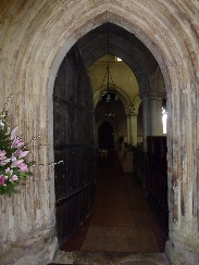 Entrance to Shillington Church.