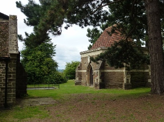 Mausoleum in Maulden Churchyard.